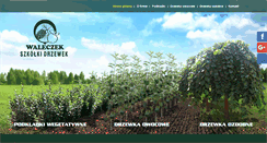 Desktop Screenshot of drzewkawaleczek.pl